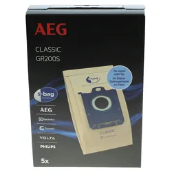 AEG 9001684787 GR200S 5x Staubsaugerbeutel für Bodenstaubsauger (Beschreibung)