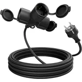 greate 3fach 5 Meter wasserdicht IP44 3500W