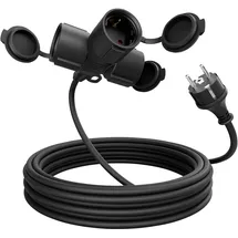greate 3fach 5 Meter wasserdicht IP44 3500W
