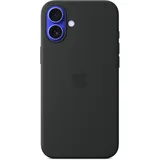 Apple Silikon Case mit MagSafe für iPhone 16 Plus schwarz