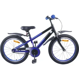 vidaXL Kinderfahrrad 18 Zoll blau/schwarz