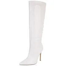 Ital-Design High-Heel-Stiefel Damen Weiß 38