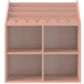 OEM Kinderbücherregal Book Nook 0 x 0 cm MDF rosa