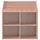 OEM Kinderbücherregal Book Nook 0 x 0 cm MDF rosa