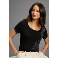 LAURA SCOTT T-Shirt in schwarz | Gr.: 40/42,