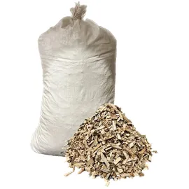 Hilcar 140 Liter Holzhackschnitzel Hackschnitzel Gartenmulch Fallschutz Einstreu Mulch