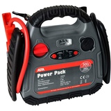 EUFAB APA 16540 Power Pack, mit Kompressor und Starthilfe, 12 V,Schwarz, Grau, Rot