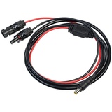 (0% MwSt) Solarpanel-Adapterkabel passend für MC4- auf Hohlstecker 8,0mm, 1,8m