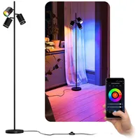 Linovum TAVIRA 3-flammig - moderne Standlampe schwarz inkl. 3x