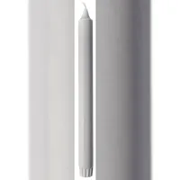 Duni Tischkerzen 250 x Ø 22 mm 9 Std. Grau, 48 Stk/Krt (12 x 4 Stk)