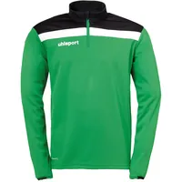 Uhlsport Offense 23 1/4-Zip Sweatshirt grün/schwarz/weiss S