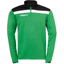 Uhlsport Offense 23 1/4-Zip Sweatshirt grün/schwarz/weiss S