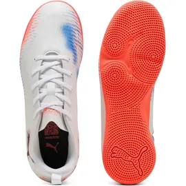 Puma Future 8 Play Hallenschuhe Kinder PUMA White/PUMA Black/Glowing Red 32