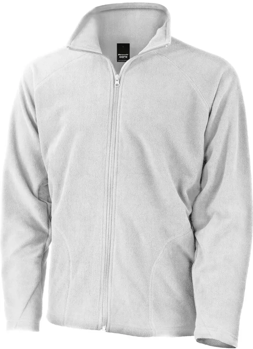 Result Core Herren Microfleece Jacke Fleece-Jacke R114X white XXL