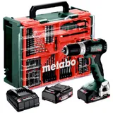 Metabo SB 18 L BL Set 613157710 Akku-Schlagschrauber 65 Nm 18 V Anzahl mitgelieferte Akkus 2 2 Ah LiHD bürstenlos, inkl. Koffer + Akkuschrauber,