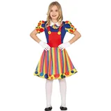 Fiestas Guirca Kostüm, Clown Kleid Kostüm für Kinder 3 - 4 Jahre