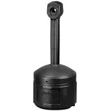 JustRite Aschenbecher Original Smoker Cease Fire® Sicherheits-Standascher aus Kunststoff 15 Liter deco Schwarz
