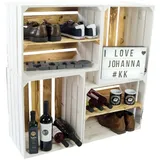 Kistenkolli Altes Land Allzweckkiste 4er Set 89,0 l braun