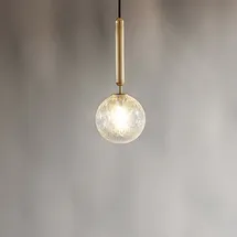 nuura aps Miira 1 Pendelleuchte Large Brass/Optic Clear - Wohnzimmer - 20