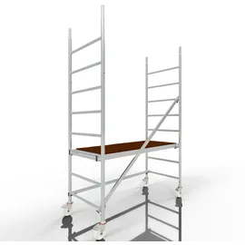 Altec Gerüst Rollfix 2.0 300 Arbeitshöhe 3m, mit Ø 125mm Rollen