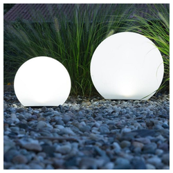 click-licht LED Solarleuchte Solar LED Kugel Boule 250mm, Solarleuchten weiß Ø 25 cm