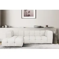 LeGer Home by Lena Gercke Ecksofa »TALISHA L-Form«, moderne Steppung, hoher Sitzkomfort beige