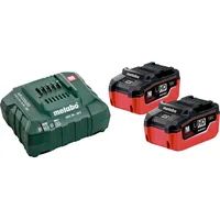 Metabo Basis-Set LiHD 18 V 2 x 5,5 Ah + Schnellladegerät 685122000