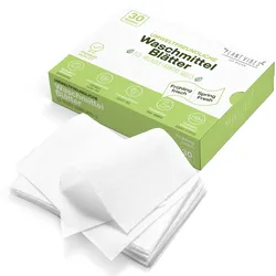 Biologisch Abbaubar Waschmittel Blätter - Laundry Detergent Sheets Streifen Blatt Umweltfreundlich - Perfekt zum Fleckenentferner Kleidung, Spring