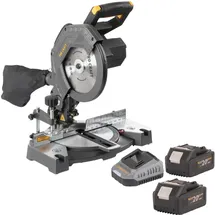 PROCRAFT PGS20bb Akku Kappsäge 20 V 210 mm inkl. 2x Akku 4,0 Ah + Ladegerät