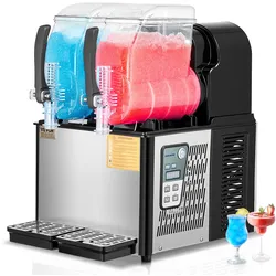 VEVOR Kommerzielle Slushy-Maschine 4Lx2 Margarita Smoothie Frozen Drink Maker