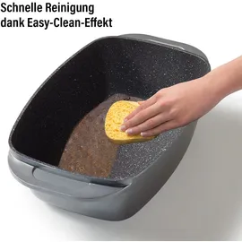 STONELINE XXL Bräter 43 x 26 cm anthrazit