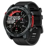 Zeblaze Stratos 4 BT One Size Kunststoffgehäuse Schwarz Sportarmband Schwarz One Size