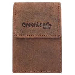 Greenland Nature Montenegro Kreditkartenetui RFID Leder 6,5 cm braun