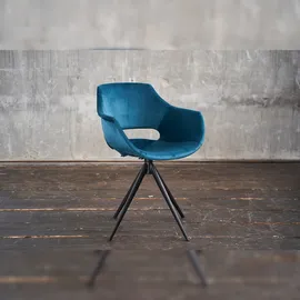 KAWOLA Zaja Velvet drehbar petrol