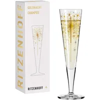 Ritzenhoff & Breker RITZENHOFF Champagnerglas Goldnacht 5 Inhalt 205 ml