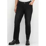 sheego Stretch-Jeans in black denim | Gr.: 54