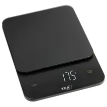 TFA Dostmann BROWNIE Digitale Küchenwaage digital digital Wägebereich (max.)=5000 g Schwarz 130 x 180 x 20