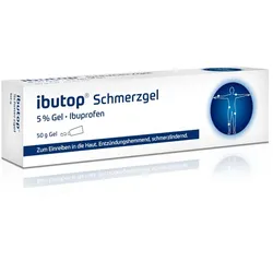 ibutop Schmerzgel 5%, bei Sport- und Alltagsverletzungen wie Prellungen, Verstauchungen oder Zerrungen 50 g Gel
