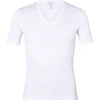 Hanro Cotton Pure Unterhemd, V-Ausschnitt, Kurzarm, für Herren, weiß, XXL