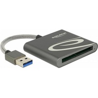 DeLOCK 91525 Kartenleser USB 3.0 CFast 2.0 (USB 3.0), Speicherkartenlesegerät, Grau