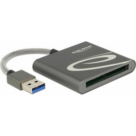 DeLOCK 91525 Kartenleser USB 3.0 CFast 2.0 USB 3.0), Speicherkartenlesegerät, Grau