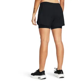 Under Armour Fly By 2-in-1-Shorts Damen 001 black/black/reflective XL