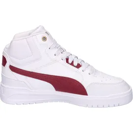 Puma Shuffle Downtown Mid Jr Gold/Rot/Weiß 36
