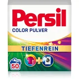 Persil Color Pulver Tiefenrein Waschmittel (50 Waschladungen), Colorwaschmittel für reine Wäsche und hygienische Frische für die Maschine, effektiv von 20 °C bis 60 °C