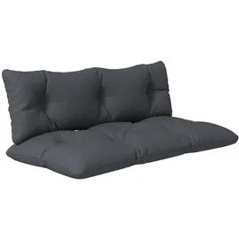 Outsunny Sitzkissen,, Dunkelgrau, Kunststoff, 60x15x120 cm, Outdoor-Kissen, Outdoor-Sitzkissen