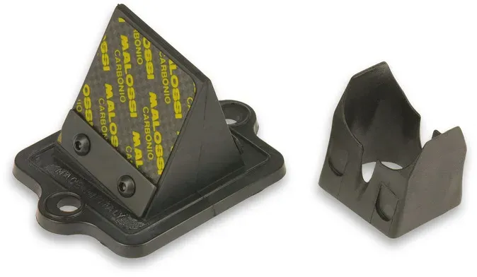 MALOSSI Ventil VL13 mit Kohlenstoffblüten Dicke 0,30mm (45°)