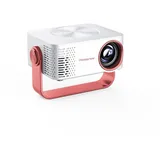 Videoprojektor, 1080p Mini-projektor, Automatisches Einschalten Mit Wlan, Video-overhead-projektor, Tragbarer Heimkino-projektor, 11,5 X 11,5 X 5,2 Cm, Pink