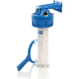 Naturewater NW-BR10A 1 Stufen Wasserfilter, 5 μ, 20,67 mm (1/2") Filtereinsatz, Ø60 mm PP Kartusche, Filter Wandhalterung, Filterschlüssel, Sedimentfilter
