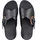 FitFlop Lulu Resin-Buckle Leather Cross Slides All Black Größe EU