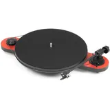 Pro-Ject Elemental, Best Buy Plattenspieler (Elemental Phono USB, Rot-Schwarz)